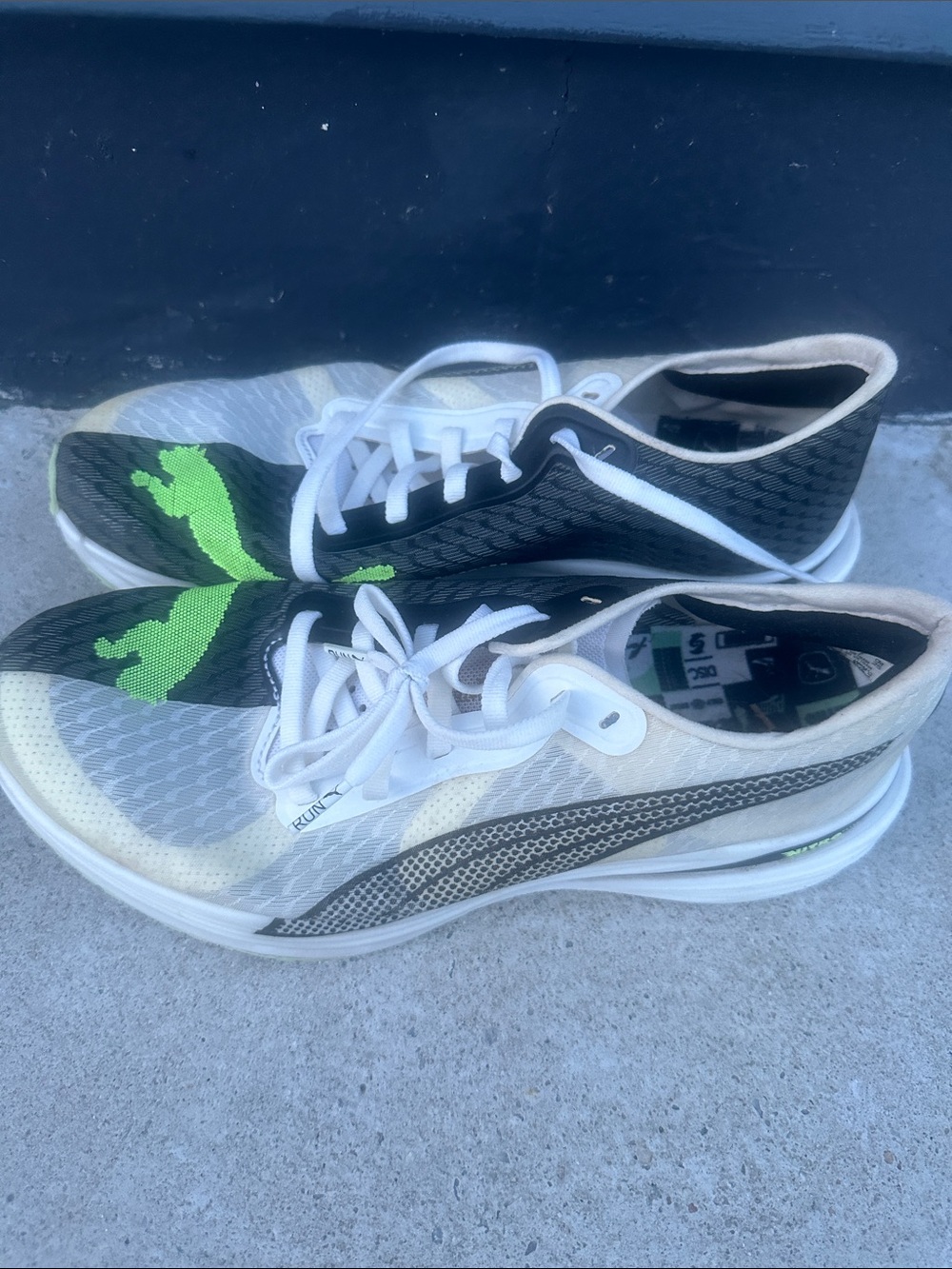 PUMA Womens Deviate Nitro Elite 2 Run 75 Running Sneakers Shoes - White size 7 - Picture 2 of 10